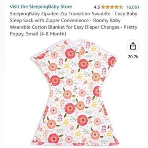 Floral sleep sack for babies